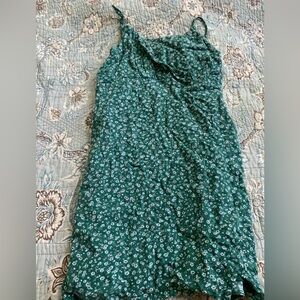 Abercrombie Kids Green Floral Dress